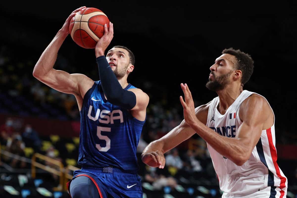 Francia vence 83-76 a Estados Unidos en el torneo olímpico de básquetbol