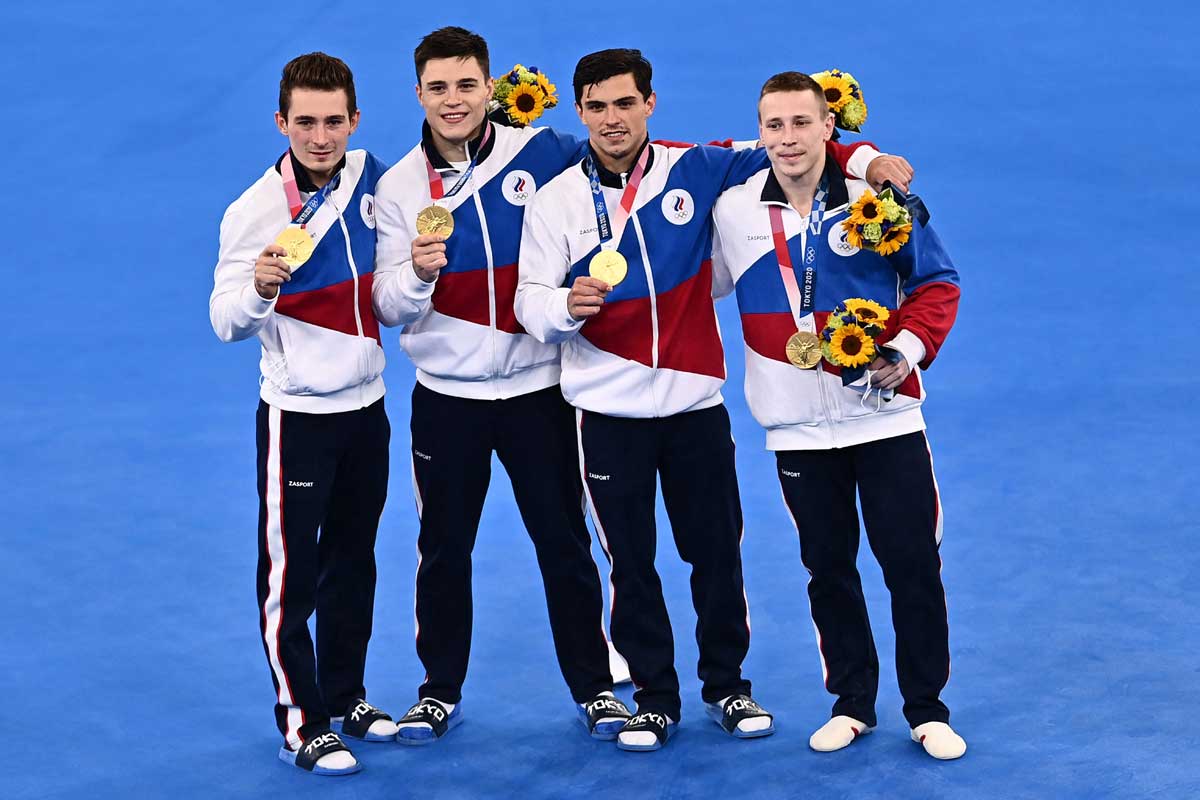 Los rusos arrebatan a Japón el título olímpico por equipos en la gimnasia