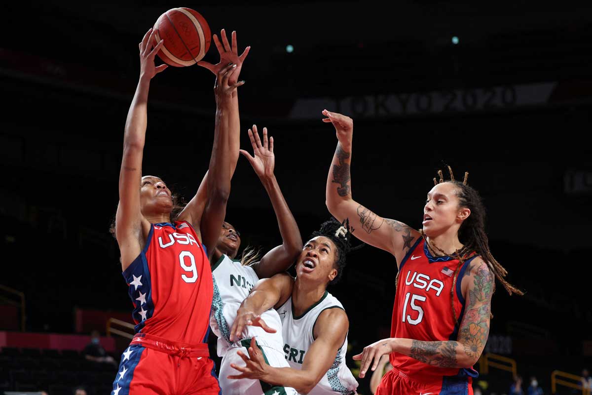 El ‘Team USA’ de básquet femenino debuta con triunfo ante Nigeria en Tokio-2020