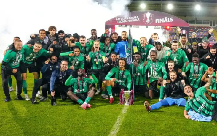 Enzo Monteiro se consagra campeón letón con el FK Auda