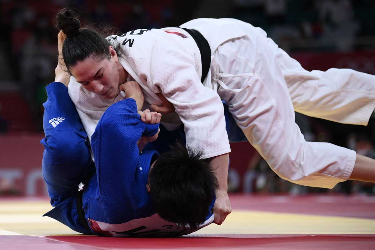 La judoca brasileña Mayra Aguiar logra su tercer bronce olímpico