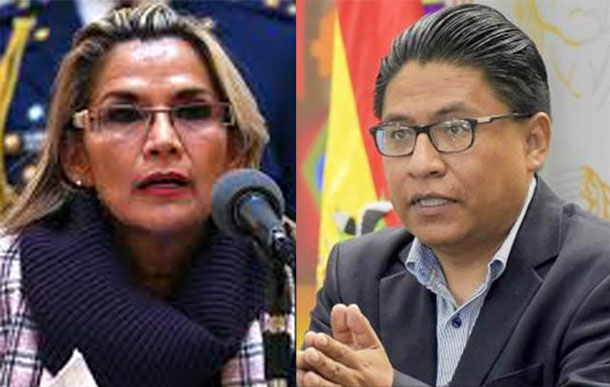 La expresidenta Áñez demanda al ministro Lima por difamación y calumnia