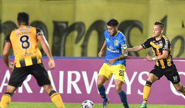 Táchira salva el empate ante Rosario Central en el descuento por la Sudamericana