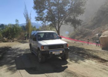 Al menos tres semanas se restringirá el paso vehicular a Mallasa debido a deslizamiento