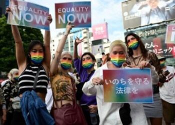 Colectivo LGTB se manifiesta en Tokio pidiendo ley que lo proteja