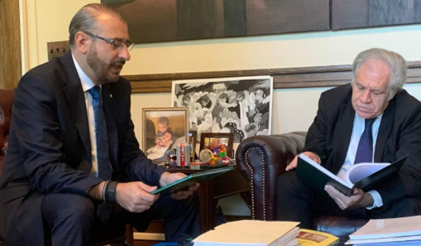 Cívico Calvo pide a Almagro aplicar de ser necesaria la Carta Democrática para ‘evitar la guerra’ en Bolivia