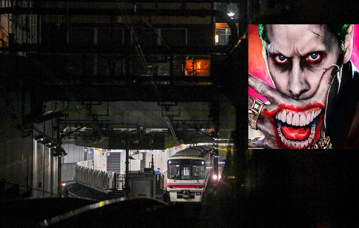 Atacante de tren en Japón se declara admirador del villano Jocker