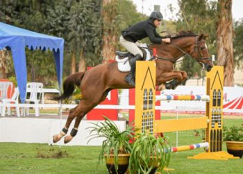 La cochabambina De Paola y Bruce Wayne sacan ventaja en la Copa FEI Challenge Children