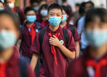 Niños chinos aprenden sobre el ‘pensamiento de Xi Jinping’