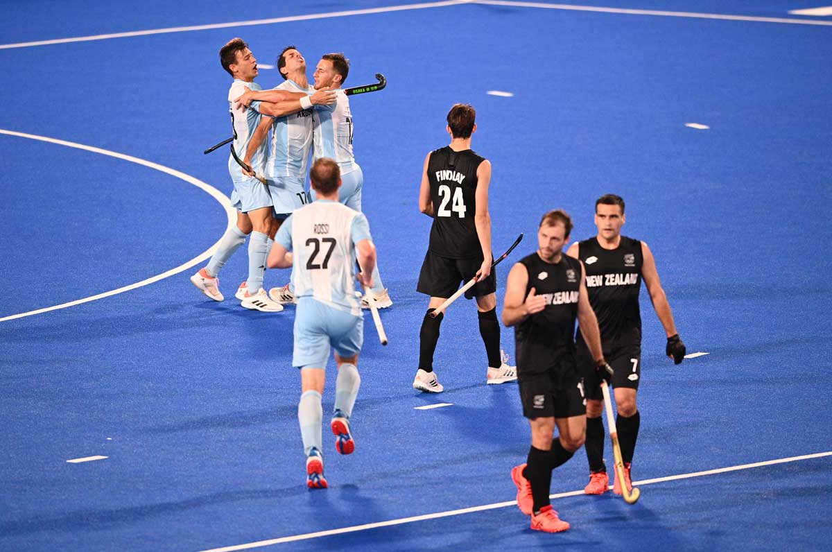 Leones argentinos golean 4-1 a Nueva Zelanda, pasan a cuartos y evitan a Bélgica