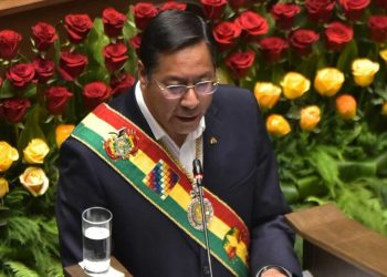 En medio de incidentes, Arce descarta dejar el pedido de sanción por el golpe de Estado de 2019