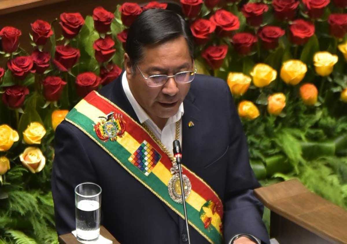 En medio de incidentes, Arce descarta dejar el pedido de sanción por el golpe de Estado de 2019