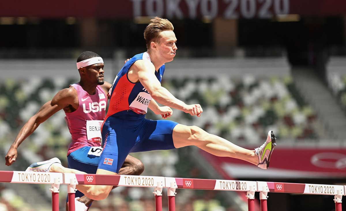 ¿Qué lugar en la historia del atletismo para el récord de Warholm?