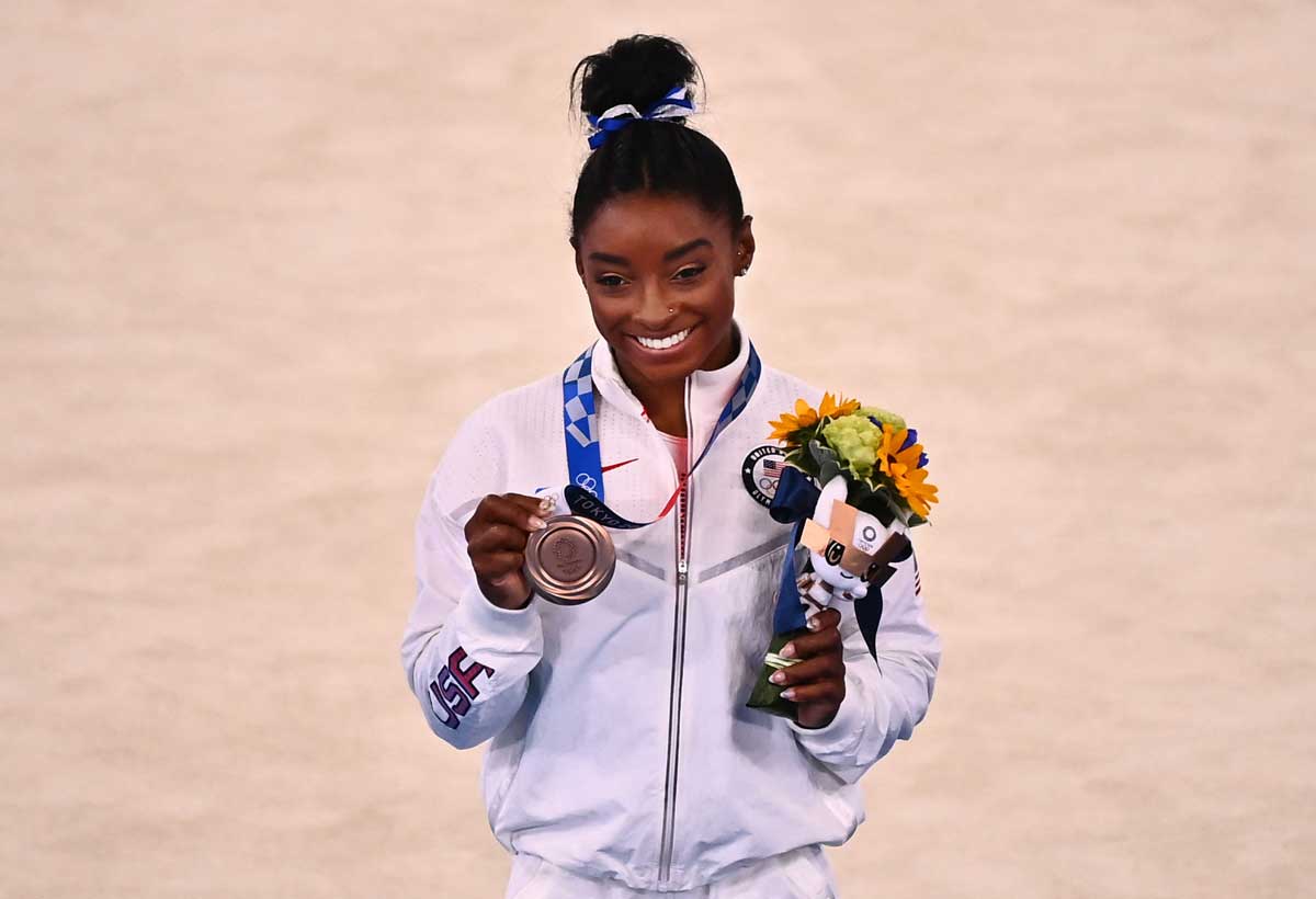 Biles después de ganar su balsámico bronce: ‘No somos atracciones’