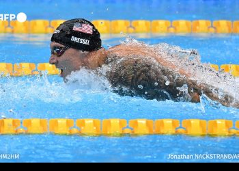 Dressel logra el oro olímpico con récord mundial en 100 m mariposa