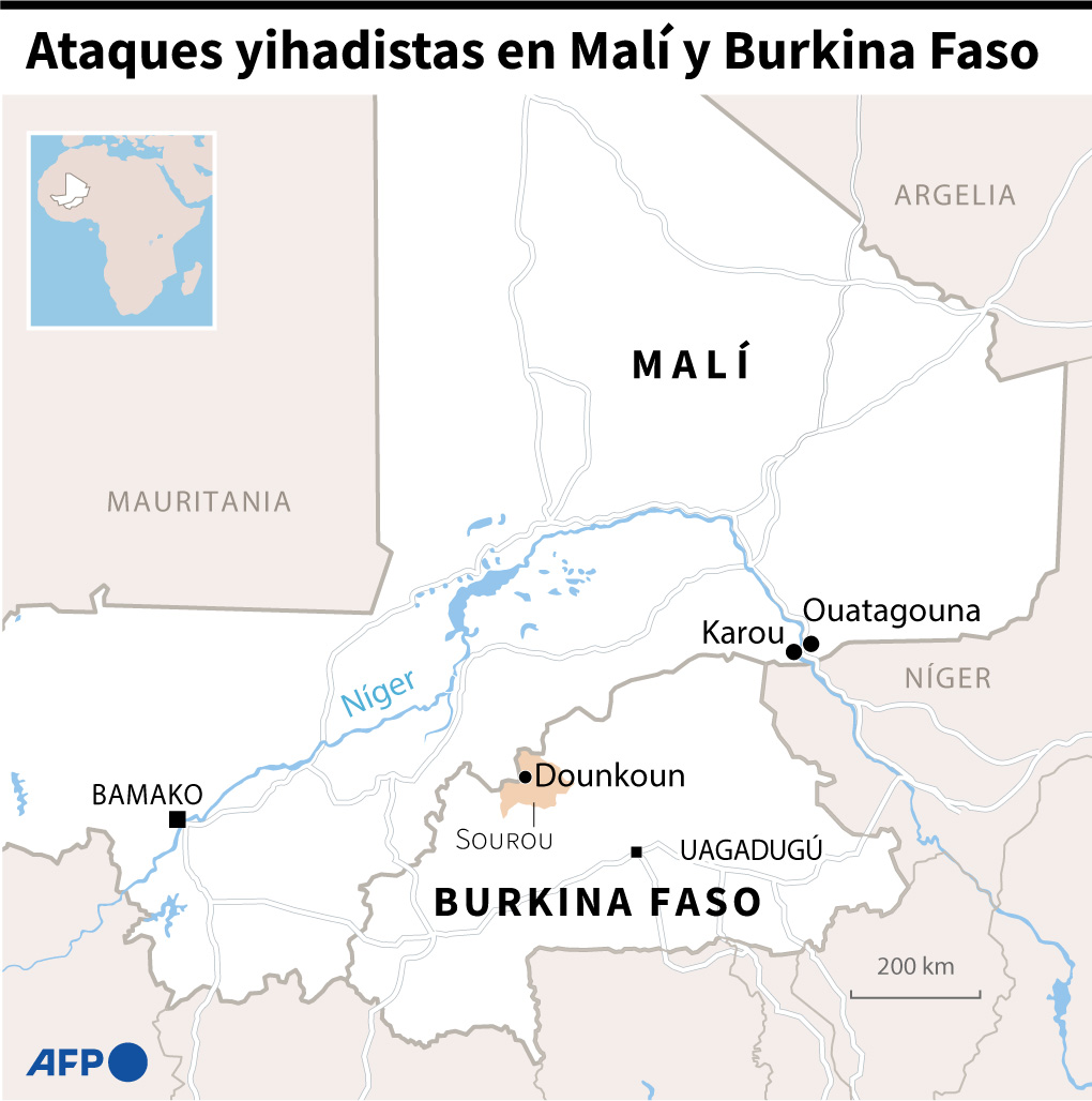 Más de 40 civiles asesinados por los yihadistas en Malí