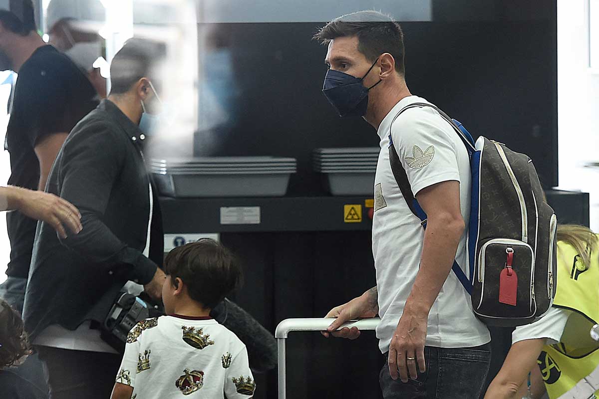 Lionel Messi rumbo a París