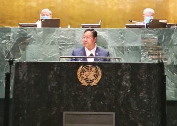 Arce reivindica en la ONU el derecho a una salida soberana al mar y llama a Chile al diálogo