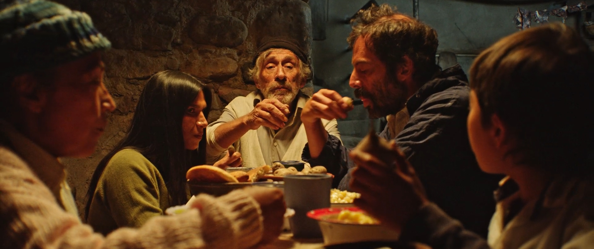 Una escena del rodaje de la película "Los de abajo".