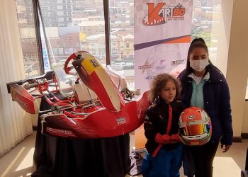 Lucas Careaga, de 9 años, es parte de la selección de karting para enventos internacionales