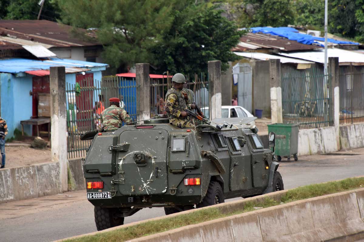 Los golpistas en Guinea anuncian un toque de queda en todo el país