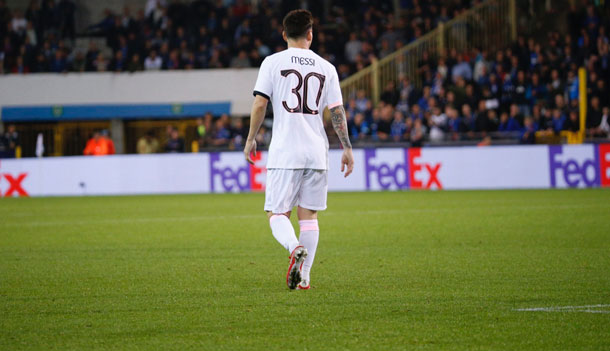 Messi debuta como titular en el PSG con 1-1 en Brujas en Champions