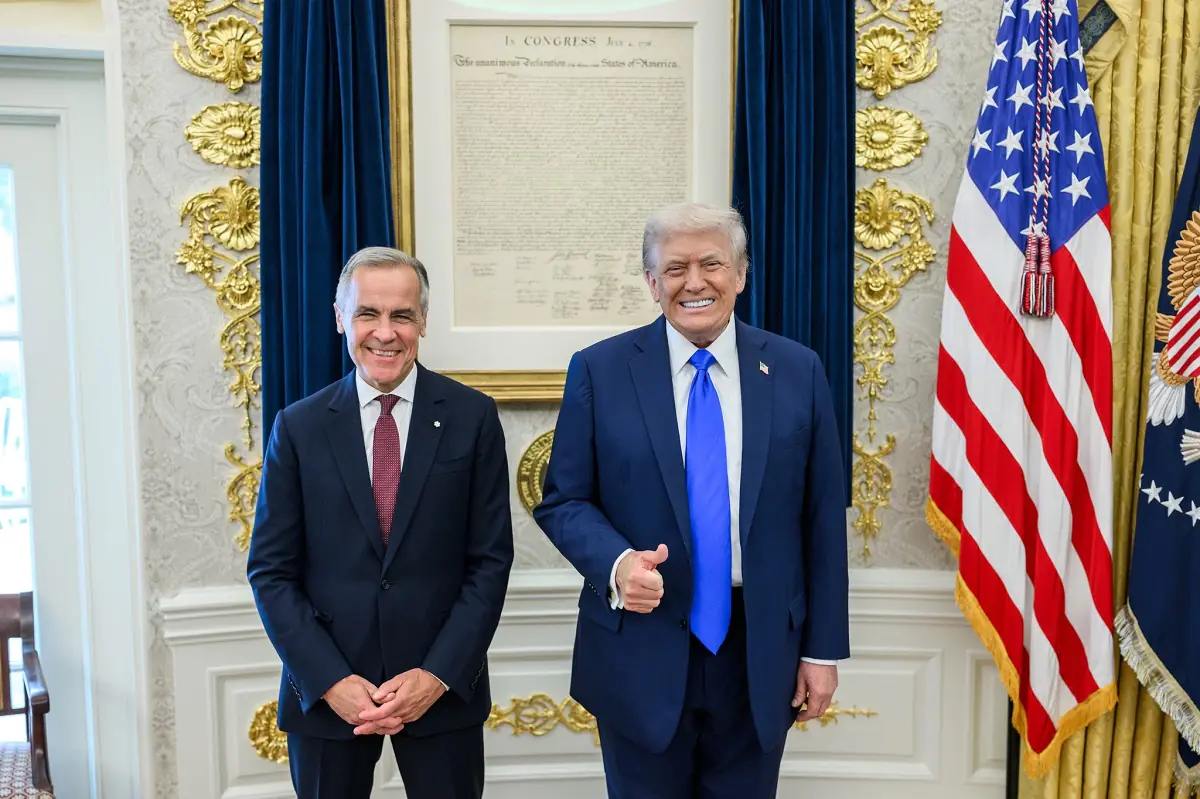 Carney y Trump en su encuentro en la Casa Blanca/The White House