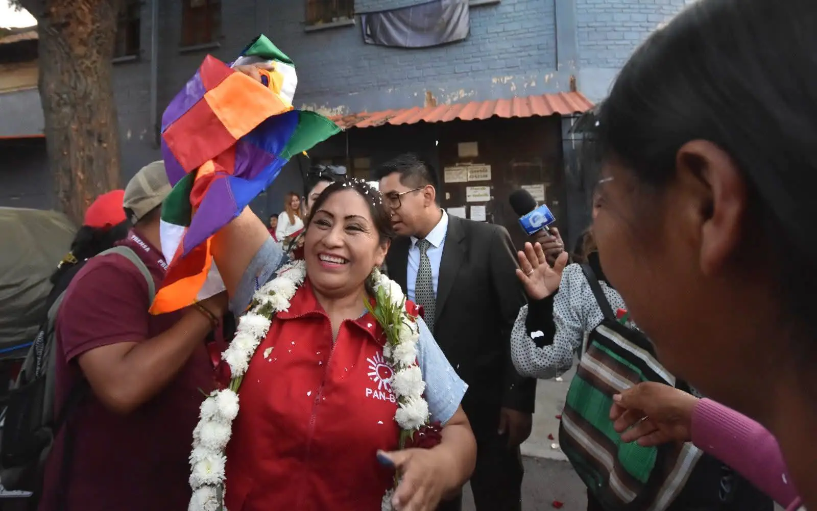Ruth Nina recupera su libertad tras casi tres meses de detención preventiva