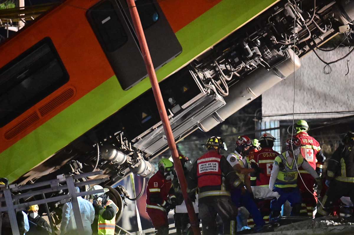 Accidente en el metro de Ciudad de México deja al menos 23 muertos y 70 heridos