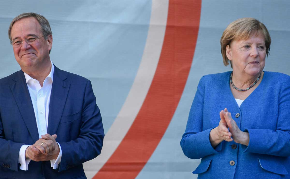 Merkel pide en su último mitin votar por Laschet por ‘el futuro’ de Alemania