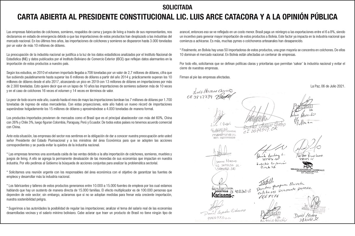 SOLICITADA