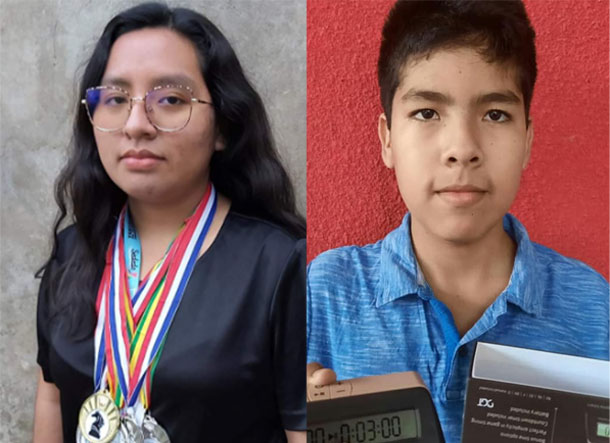 Barja y Espinoza se imponen en el Nacional Virtual Sub-15