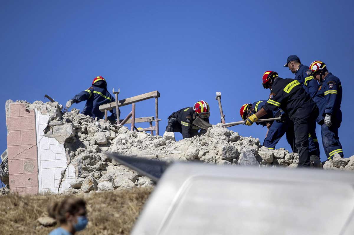 Un muerto y nueve heridos en un terremoto en la isla griega de Creta
