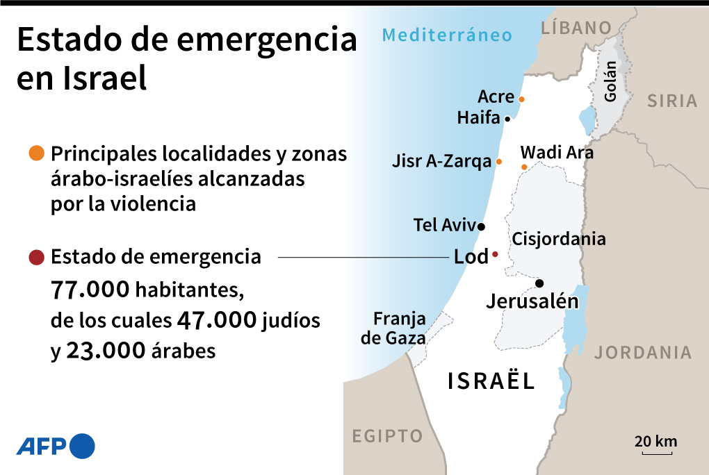 Enfrentamientos entre Israel y palestinos dejan más de 50 muertos, temen ‘guerra a gran escala’