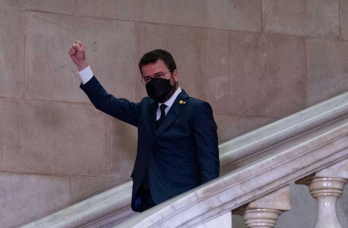El separatismo catalán elige al moderado Pere Aragonès como presidente regional