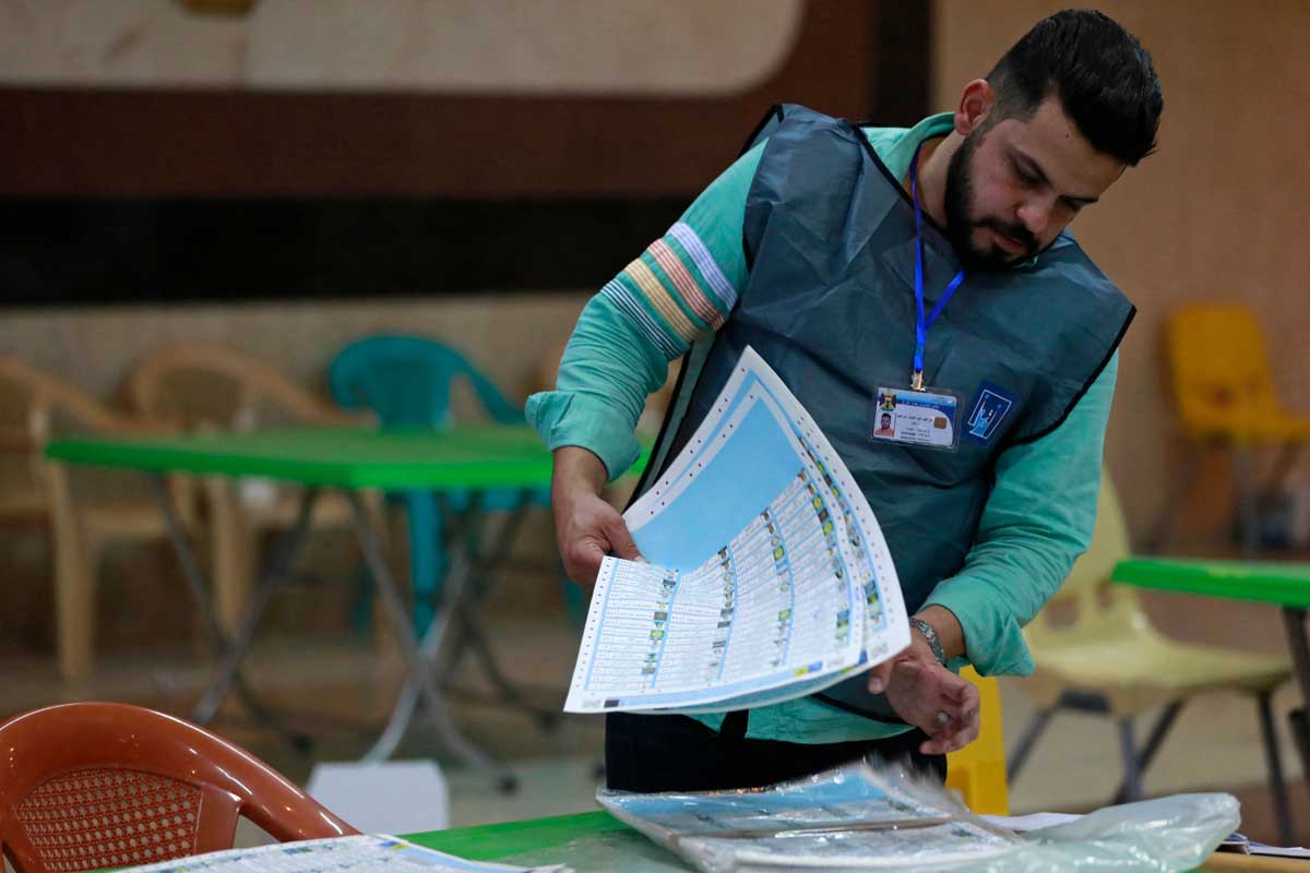 Principales fuerzas parlamentarias en Irak tras las elecciones