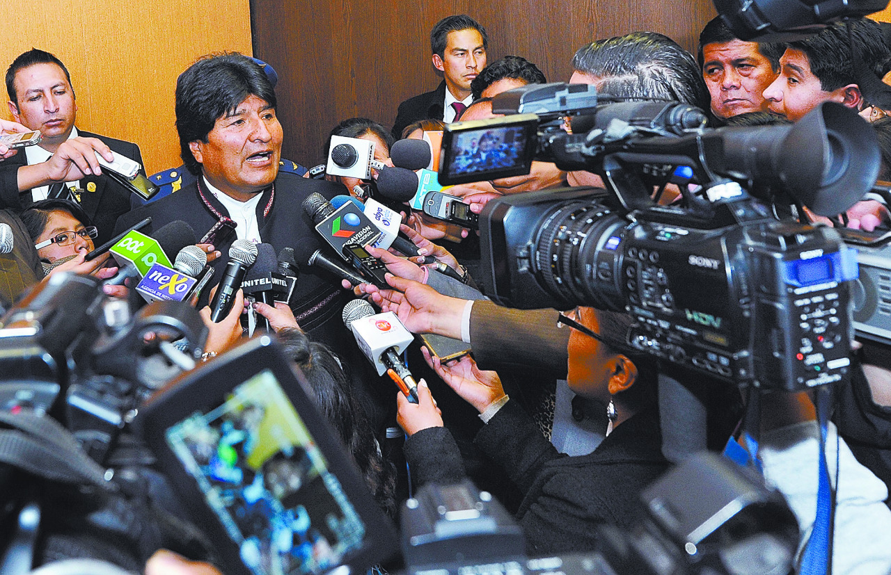 Evo Morales y el aparato mediático antimasista