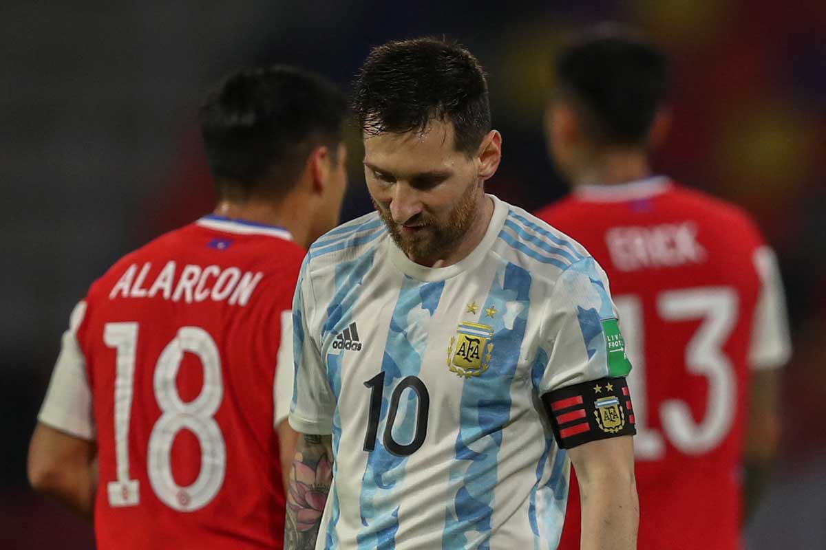 Argentina tropieza en casa, no le pudo ganar a Chile en Santiago del Estero