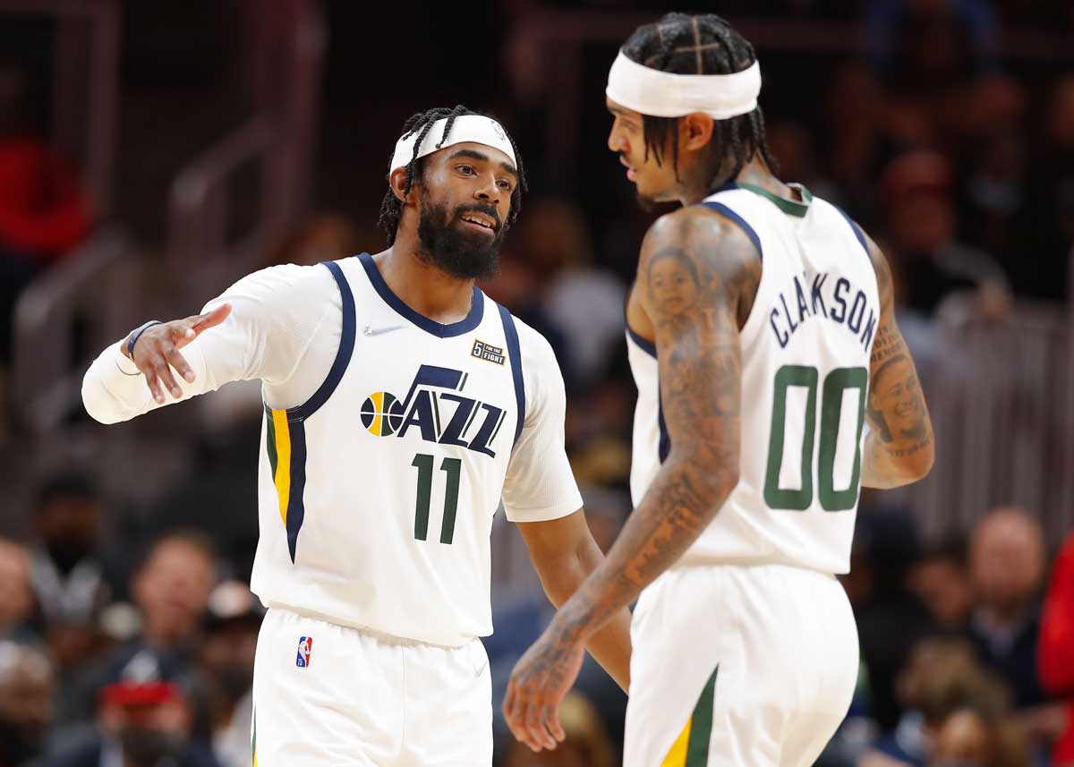 Utah Jazz puso la música y con 30 puntos de Clarkson doblegó a los Atlanta Hawks