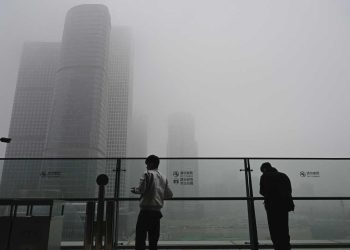 Pekín bajo una nube de contaminación en plena COP26