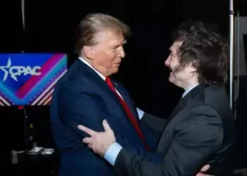 Trump aseguró el apoyo al presidente Milei/AFP