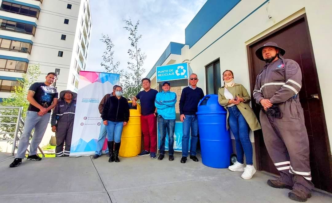 La Alcaldía de La Paz inicia proyecto piloto de clasificación de residuos sólidos.