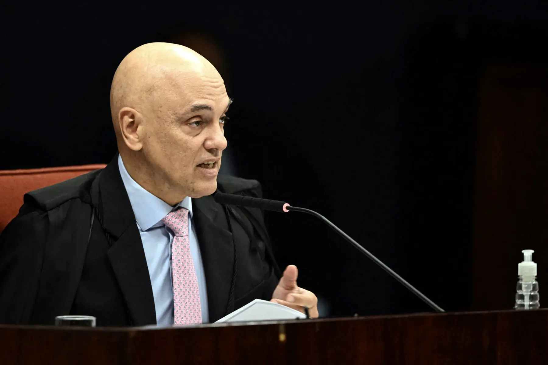 De Moraes el juez que se enfrentó a Bolsonaro/Archivo AFP