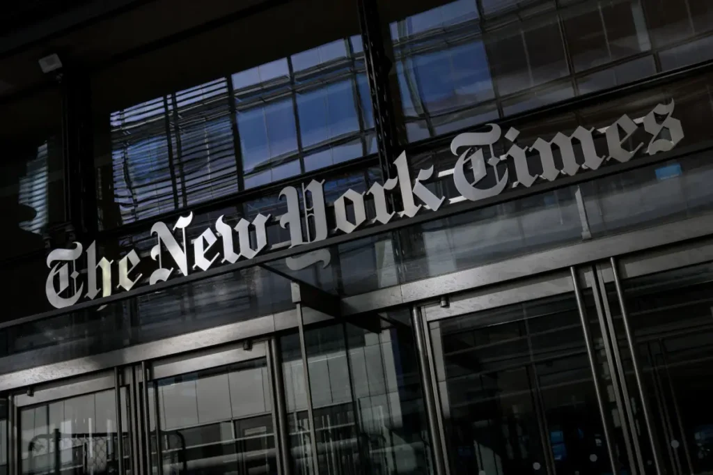 The New York Times es un medio contestario a Trump/AFP