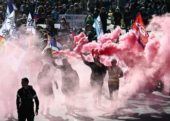 Las manifestaciones tomaron el centro de París/AFP