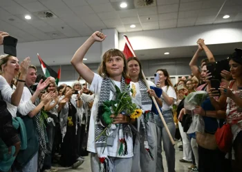 Los activistas viajaban en la denominada flotilla Global Sumud/AFP