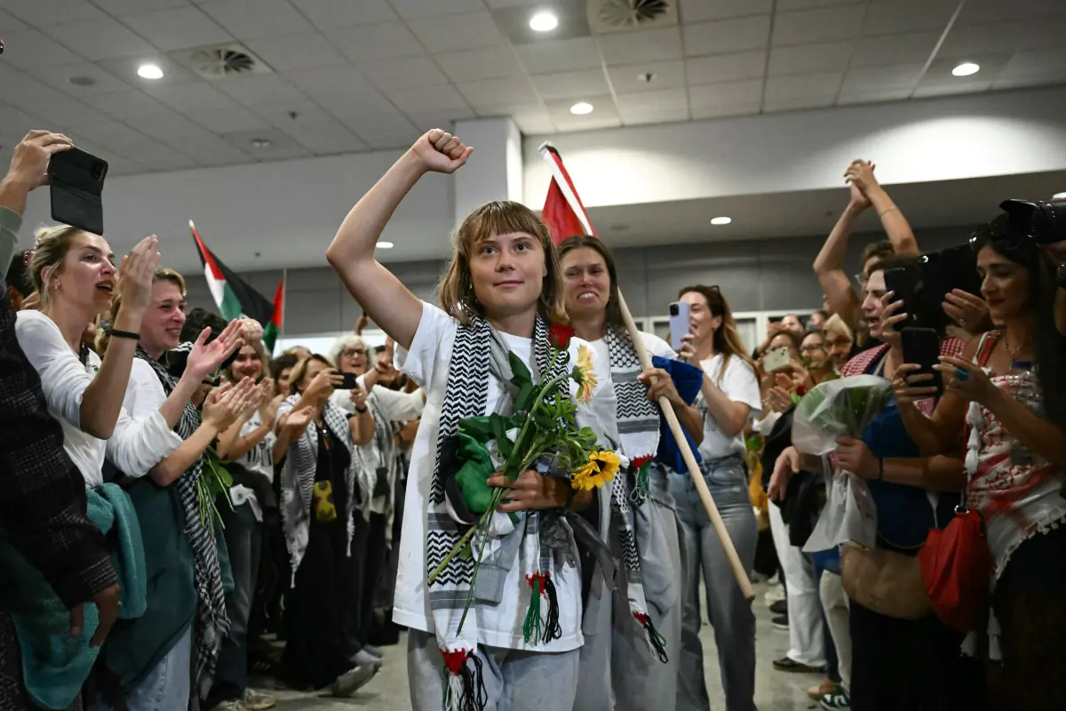Los activistas viajaban en la denominada flotilla Global Sumud/AFP