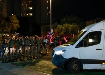 Los cuerpos llegaron ayer en la noche a Jerusalén/AFP