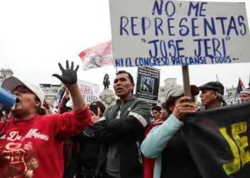 La Generación Z y otros colectivos se movilizaron en Lima/AFP