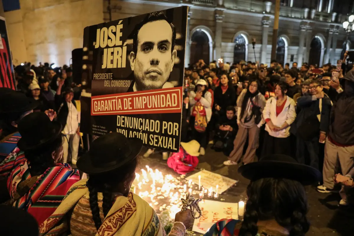 Los manifestantes rechazan el gobierno de Jerí/AFP